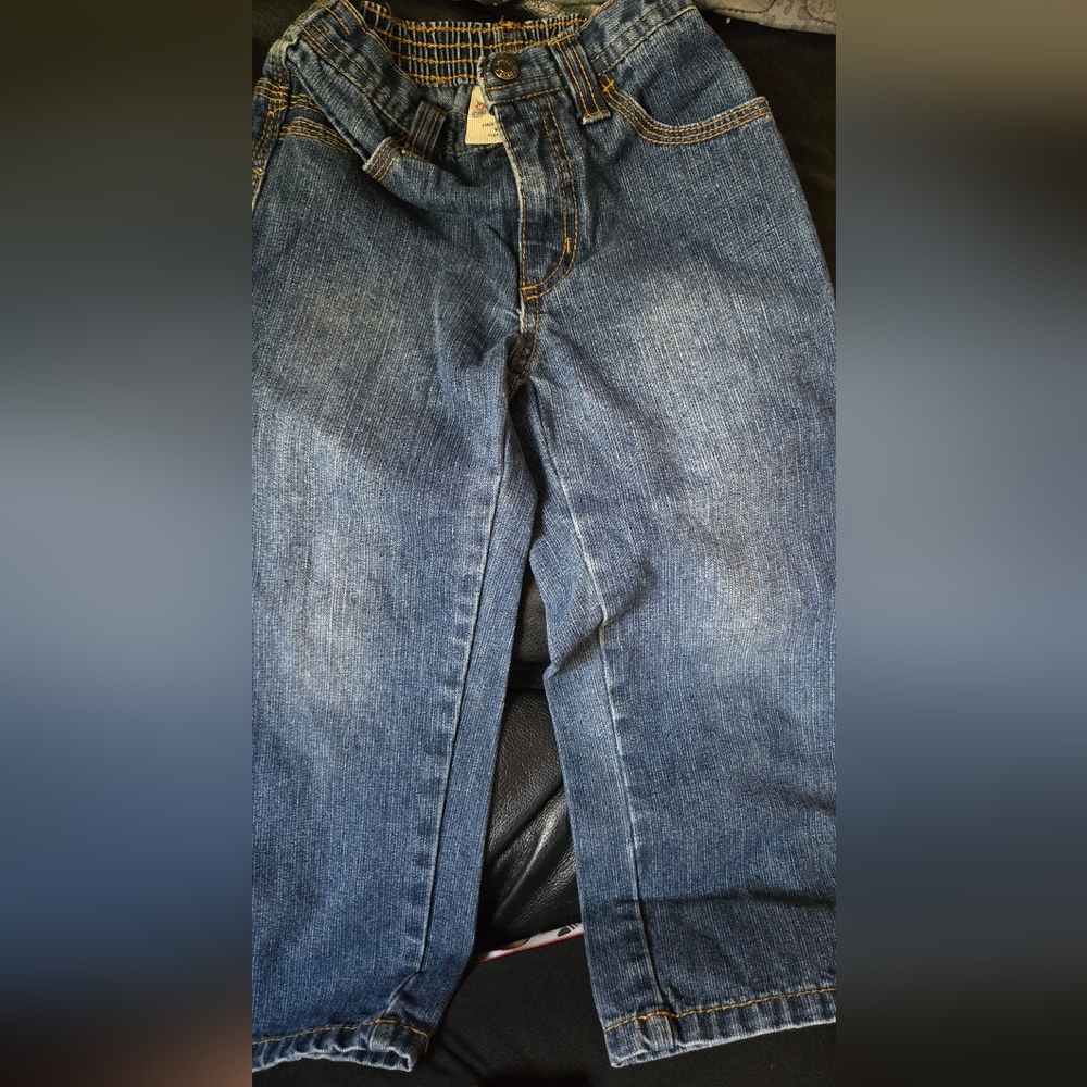 Carters & Faded Glory toddlers Denim Jean set sz4T&4R like new - Picture 13 of 13